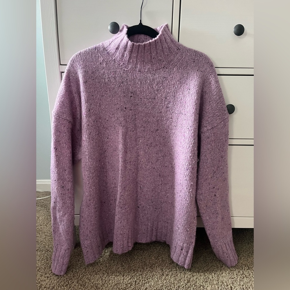 New without tags jcrew mock neck marled sweater